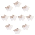 thumbnail image 4 of 10 piezas de tarjetas de invitación huecas para pleaños invitación de de matrimonio dulce, invitación de compromiso nupcial blanco Gloria Tarjetas de invitación para banquetes de boda, 4 of 9