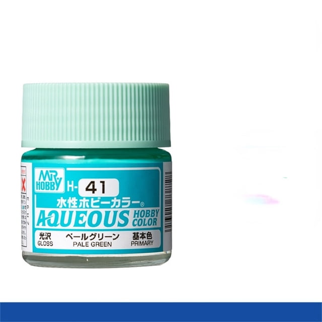 Mr. Hobby Aqueous H41 Gloss Grayish Green Acrylic Paint 10ml for Scale Models & Miniatures