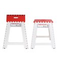 thumbnail image 2 of Tabouret Pliant Super Solide pour Enfants Adultes Cuisine Jardin Tabouret Rouge, 2 of 8