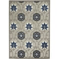 thumbnail image 2 of Nourison Aloha Indoor/Outdoor Grey/Blue 5'3" x 7'5" Area Rug, (5x7), 2 of 11