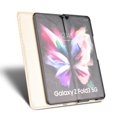 thumbnail image 6 of Luxury PU Leather Wallet For Galaxy Z Fold 3, Folio Premium Leather Phone Case with Kickstand Card Holder Magnetic Flip Shockproof Protective Cover for For Samsung Galaxy Z Fold 3, Beige, 6 of 6