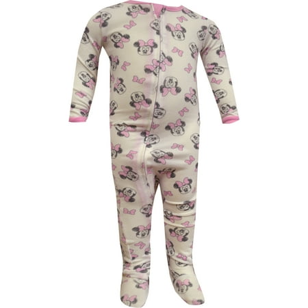

Komar Kids Girls Disney Baby Minnie Mouse Ultra Soft Infant Onesie Sleeper (18 mo)