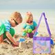 thumbnail image 5 of Bolsa de almacenamiento de juguetes de playa para niños | Bolsa de exterior de malla cuadrada a prueba de arena con hebilla y cremallera | Correa de hombro de nailon ajustable | Gran capacidad |, 5 of 5