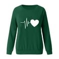thumbnail image 6 of Women Blouses Cute Shirts Long Sleeve Womens Dressy T Shirts Petite Tops for Women Size Petite Long Sleeve Tee plus V Neck Tops Dry Shirt Short Top Teen Girl Solid Green S, 6 of 6