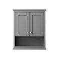 thumbnail image 6 of Avery Over-the-Toilet Bathroom Wall-Mounted Storage Cabinet in Dark Blue with Matte Black Trim, 6 of 7