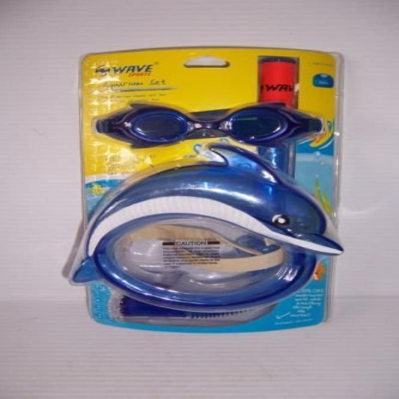 Wave Sports Kids Aquarium Set Mask Goggles Snorkel Crab by