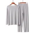 thumbnail image 3 of Richie House Pajamas Set Women Long Sleeve Button V-Neck Sleepwear Soft Pajama Pjs Set RHW4017, 3 of 7