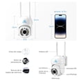 thumbnail image 4 of 360 ° Cámara De Vigilancia De Seguridad Al Aire Libre 5g Blanco, 4 of 4