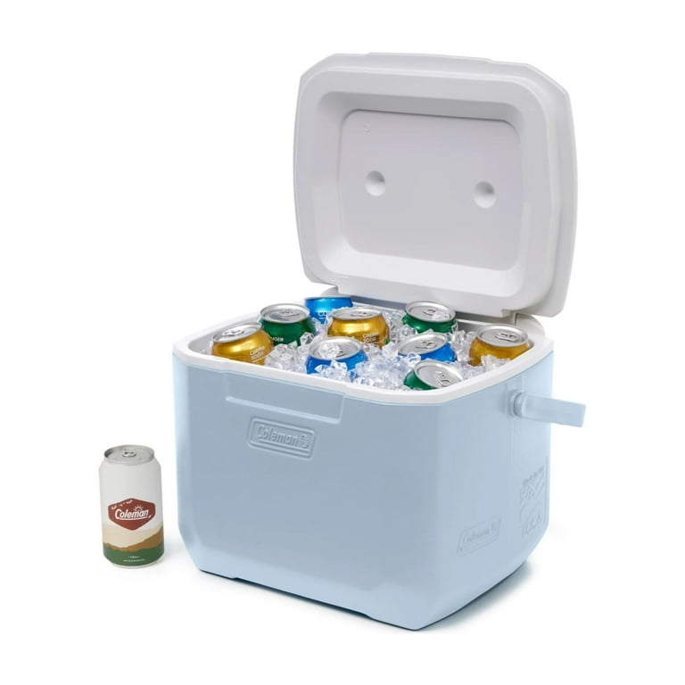 Coleman Chiller Series 16QT Portable Hard Cooler, Blue, TempLock