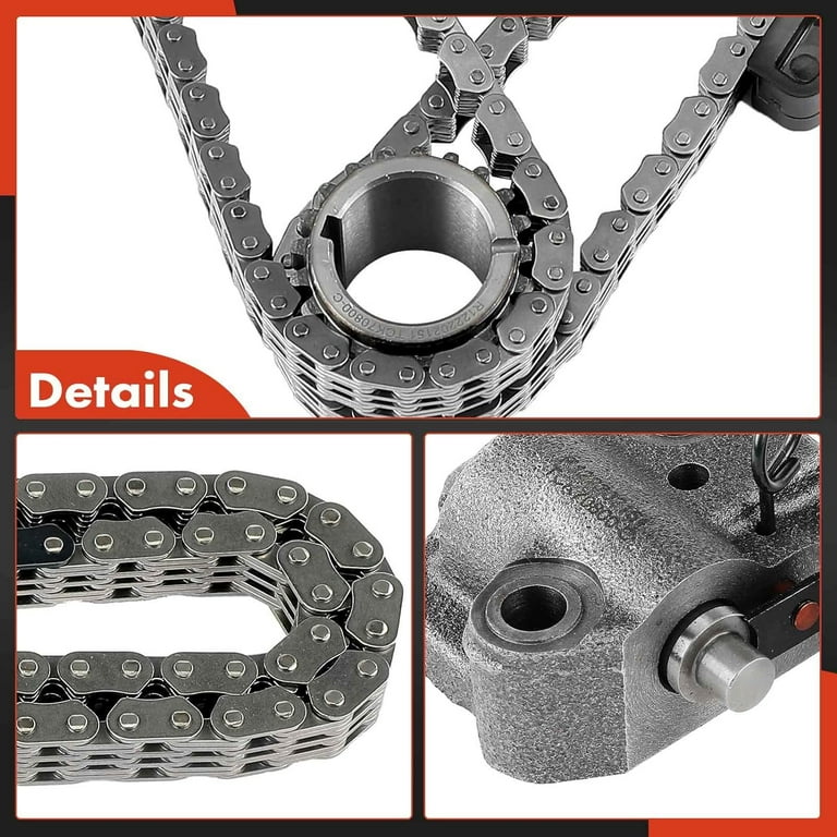 MYSMOT TK20733 Kit De Cadena De Distribución Compatible Con Ford EscapeFive HundredFreestyleTaurus, Mazda MPVTribute, Lincoln LS, Mercury | Compra Online En Yaxa - Foto 11