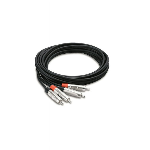 Hosa Pro HRR-100X2 Stereo Interconnect Dual RCA Cable 100 foot