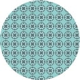 thumbnail image 1 of Ahgly Company Indoor Square Patterned Sea Turtle Green Area Rugs, 3' Square, 1 of 6