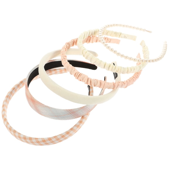 PTOOTP 6pcs Cute Headbands Women Headband for Girls Minimalist Style Fabric Assorted Color Beach