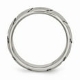 thumbnail image 2 of Titanium 8mm Brushed and Polished Band Size: 7; for Adults and Teens; for Women and Men, 2 of 6