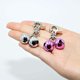 thumbnail image 3 of Bells For Dog Collars - 2 Pack Stainless Steel Bell Necklace Pet Pendant Accessories Training Collar Charm, 3 of 5