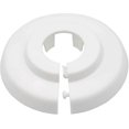 thumbnail image 1 of 10 Pack Single Rosettes For Radiator Tubes, Heater Pipe Cover, Rosette, Ring, 21mm, White Polypropylene (21mm), 1 of 5