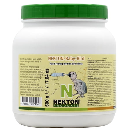 NEKTON-Baby-Bird Handfeeding Formula for Birds 17.6 oz (500g)