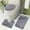 Dark Gray, variant on WSBDENLK Bathroom Toilet Floor Mat 3-Piece Bathroom Carpet, Super Soft Non Slip Bathtub Carpet and Absorbent Bath Mat, Bathroom Carpet, Plush Bath Mat for Bathroom Rug Set