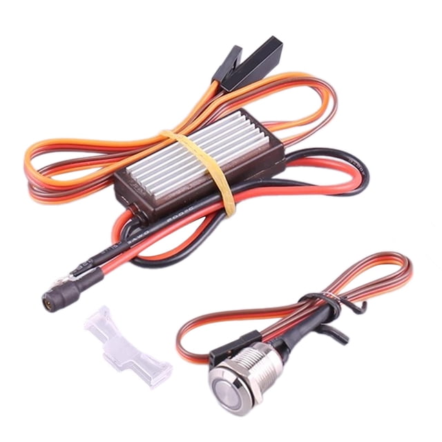 Encendido de motor RC Perfecl V2 Reparación de cubierta y disipador de calor RCD3007 Piezas RC negro recto