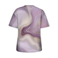 thumbnail image 5 of Ichuanyi Womens Shirts, Adult Fashion Woman Round Neck Short Sleeve Tops T-Shirt Prints Loose Blouse, 5 of 6