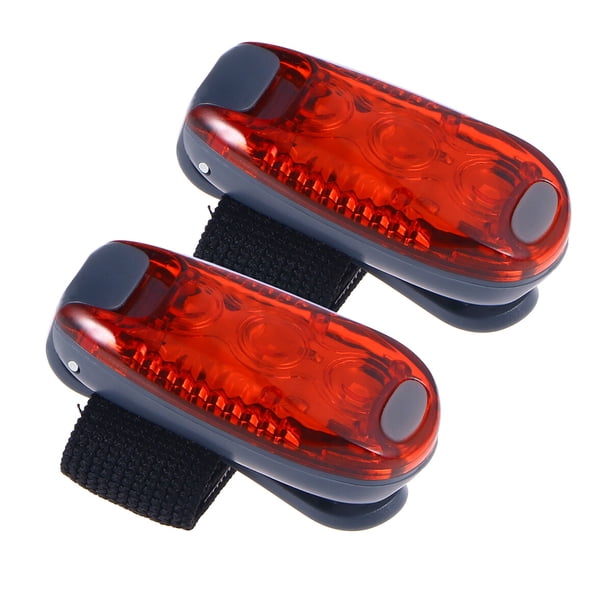EeaseMX Luz LED de seguridad con clip y luz estroboscópica para correr, perros, bicicletas y caminatas (luz roja)