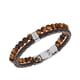 thumbnail image 2 of Pulsera Fossil JF03118040 de Cuero con Cuentas de Ojo de Tigre, 2 of 6