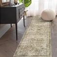 thumbnail image 5 of Hallway Runner Rug 2x6- Long Rug Runner Washable Non-Slip Carpet for Kitchen Entryway Laundry Bedroom, Vintage Accent (Taupe), 5 of 9