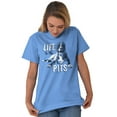 thumbnail image 4 of Life Is Pits Pitbull Dog Rescue Puppy Plus Size Crewneck Graphic Tee Shirt Brisco Brands 2X, 4 of 5
