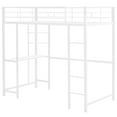 thumbnail image 2 of Ktaxon Loft Bed with Desk, Twin Size Bunk Bed Frame for Kids, Adult, White, 2 of 8
