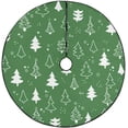 thumbnail image 1 of RYLABLUE Seamless PatternChristmas Tree Xmas Christmas Tree Skirt Stand Mat for Holiday Party Decoration Indoor Outdoor 36 inches, 1 of 3