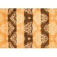 thumbnail image 1 of Ahgly Company Indoor Rectangle Abstract Orange Contemporary Area Rugs, 6' x 9', 1 of 1