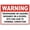 Warning Sign 3, variant on Metal Sign Caution CATALOGUE ERROR – VERIFY LEGEND DO NOT OPERATE WITHOUT GUARD - 8"x12" Aluminum Equipment Warning Sign for Office, Enterprise, Workshop
