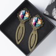 thumbnail image 4 of Cats Vintage Copper-Colored Lace Bookmarks - Stainless Steel Material - Set of 2 Book Marks for Reading and Book Lovers, 4 of 5