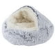 thumbnail image 4 of Cama Redonda para Gatos, Suave, cómoda, Felpa, Segura, cálida, Redonda, cojín para Perros y Gatos, Cama para Mascotas pequeñas, Caballero Gris, 4 of 13