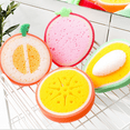 thumbnail image 4 of Cute Fruit Style Dish Towels, Kitchen Tool Washing Cleaning Sponge Cloth, Strong Decontamination Scouring Towels, 4PCS, 4 of 5
