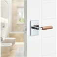 thumbnail image 7 of Sure-Loc LV101 26 GRIP-WN Levanto Passage Door Lever Set - Polished Chrome / Walnut, 7 of 7