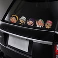 thumbnail image 2 of 1pcs One Piece Luffy car Sticke Anime Peeking Glass Vinyl Decal Sticker For Car Window Laptop Hydroflask Waterbottle PVC, 2 of 7