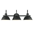 thumbnail image 4 of Globe Electric Vintage 24" 3-Light LED Matte Black White Interior Vanity Light, 4 of 4