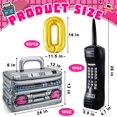 thumbnail image 2 of Decoraciones para fiestas Cunhill Enfriador Inflable en forma de Radio Boombox de los 80s y 90s, 2 of 7