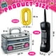 thumbnail image 2 of Decoraciones para fiestas Cunhill Enfriador Inflable en forma de Radio Boombox de los 80s y 90s, 2 of 7
