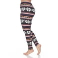 thumbnail image 2 of White Mark Leggings à Imprimé des Fêtes pour Femmes, 2 of 5
