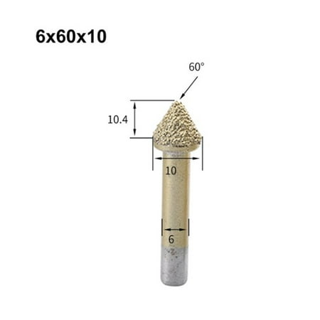 

Cnc Milling Cutter Double Frosted Tapered V-Shaped Marble Stone Carving Tool