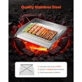 thumbnail image 2 of VEVOR 18x16 in Flat Top Griddle Stainless Steel Universal BBQ Grill Pan Cookware, 2 of 9