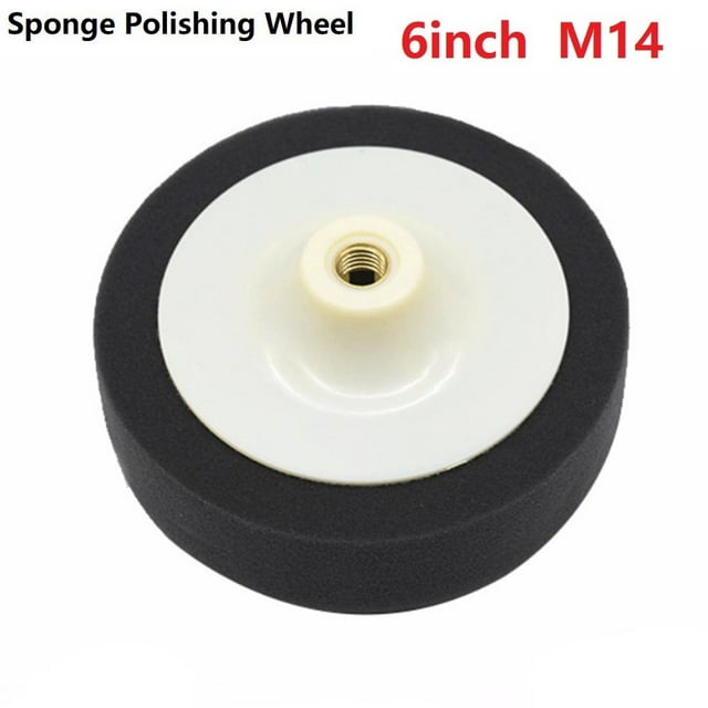 1Pc 6Inch 150Mm Polishing Sponge Heads Car Hub Sponge Foam Buffing Wheel Pad For Car Polishing Buffing