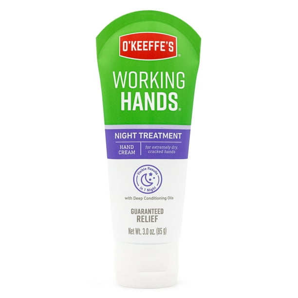 O'Keeffe's Working Hands Night Treatment Cream Tube 3 Ounce Walmart