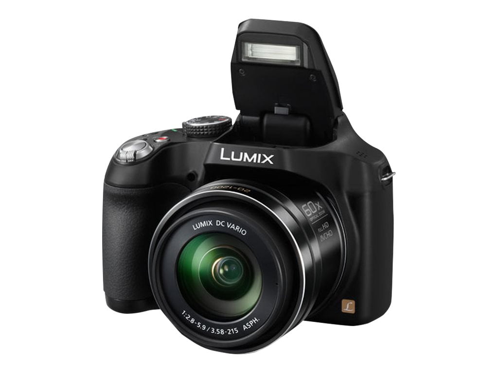 Panasonic Lumix DMC-FZ70 - Digital camera - compact - 16.1 - 60x optical zoom - black - Walmart.com