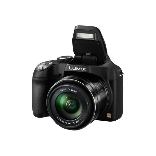 helaas Republiek rijm Panasonic Lumix DMC-FZ70 - Digital camera - compact - 16.1 MP - 60x optical  zoom - black - Walmart.com