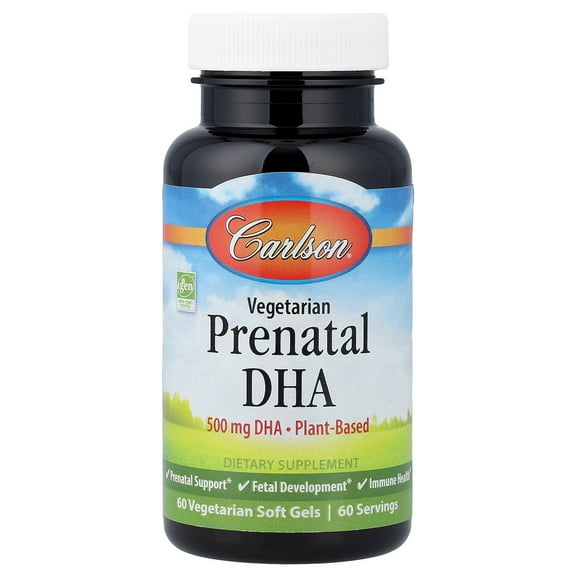 Carlson Vegetarian Prenatal DHA, 60 Vegetarian Soft Gels