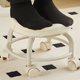 thumbnail image 5 of Silla de oficina con ruedas, asiento giratorio 360°, cojín ergonómico, asiento cómodo, ruedas de alta resistencia, estructura metálica, ideal para la oficina en casa.,Wsvlmg, 5 of 8