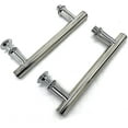thumbnail image 4 of 2 manijas de puerta de ducha ABS cromadas de 145 mm (14,5 cm), orificio a orificio Vhermosa WLJ-3209, 4 of 4